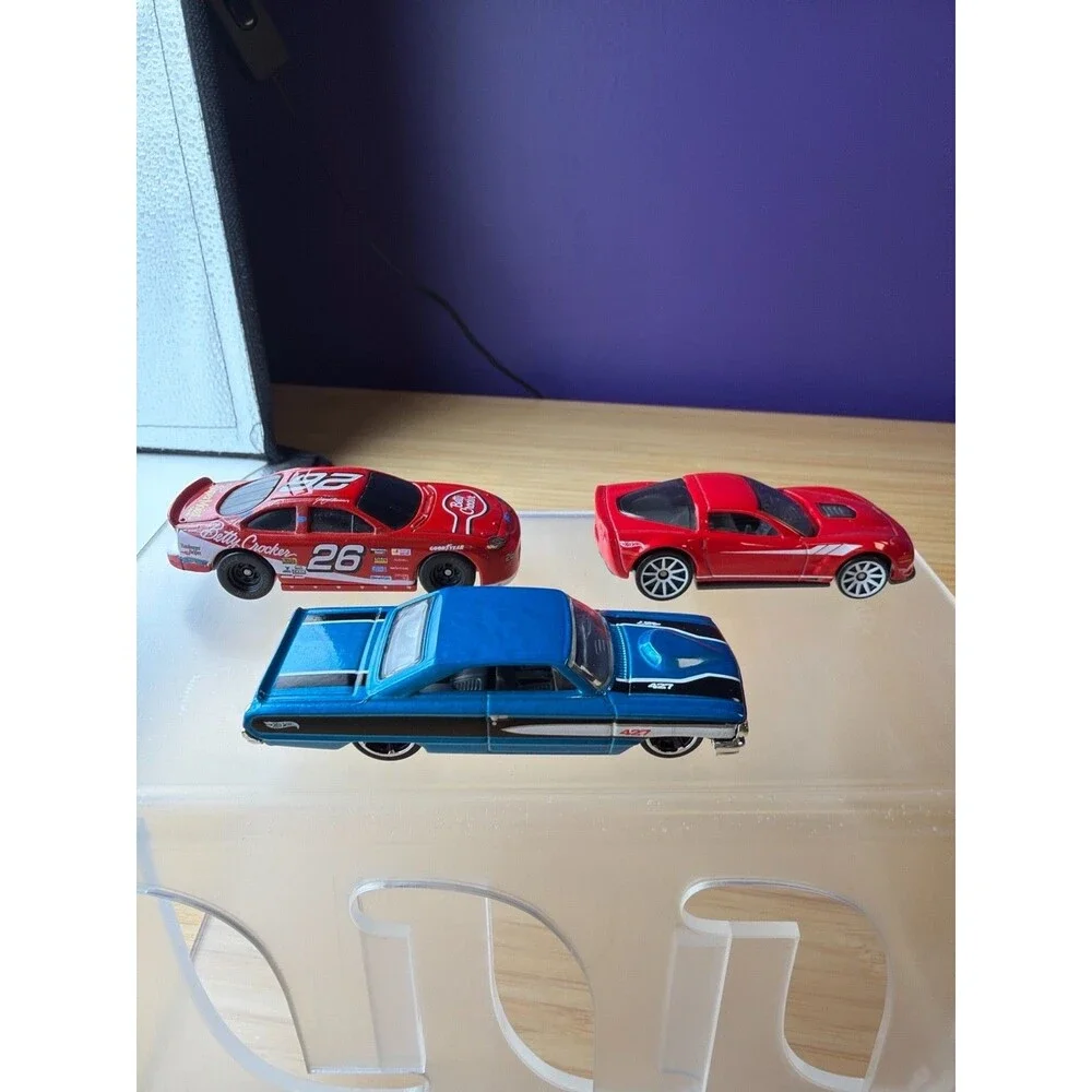 Lot of 7 Diecast Cars‎ Hot Wheels NASCAR Amoco Sprint Car Mixed